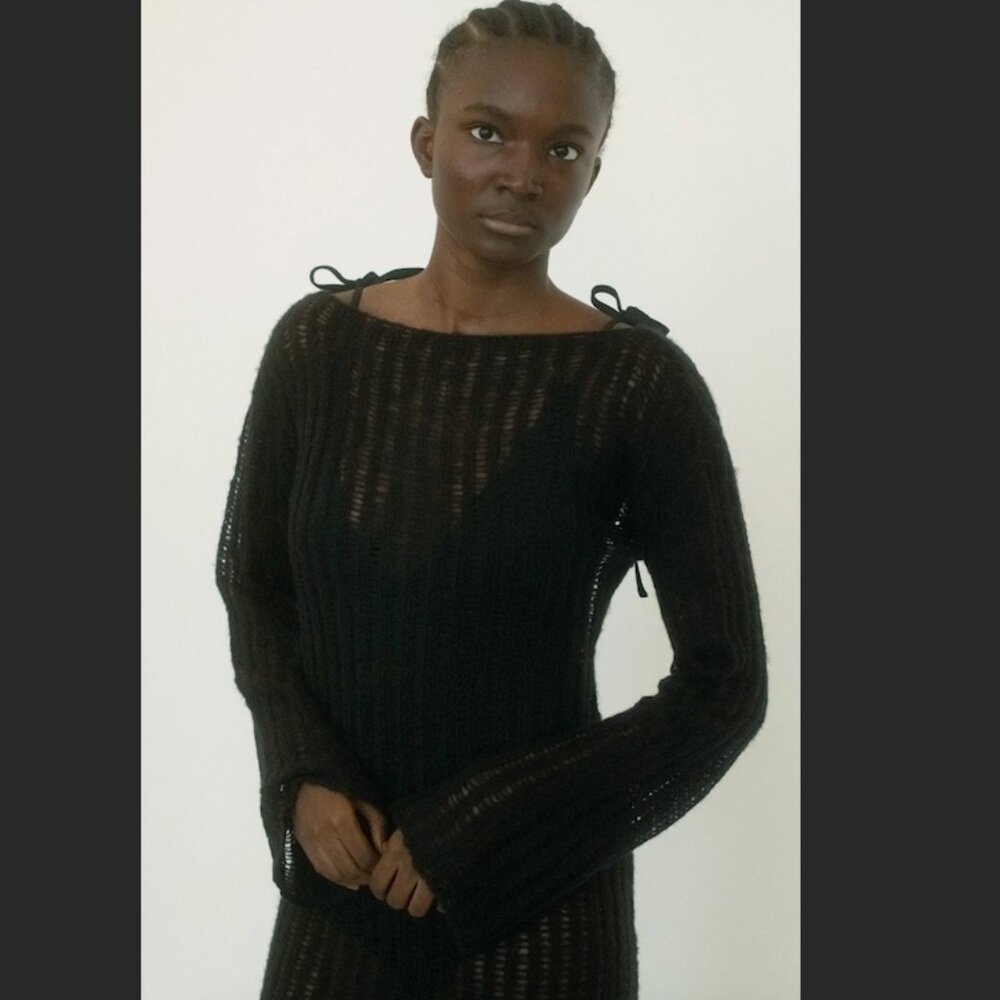 Bella Anna Polilla Crochet Dress M